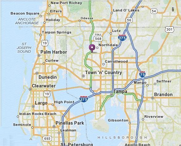 Tampa, Hillsborough, Pasco, and Hernando Counties